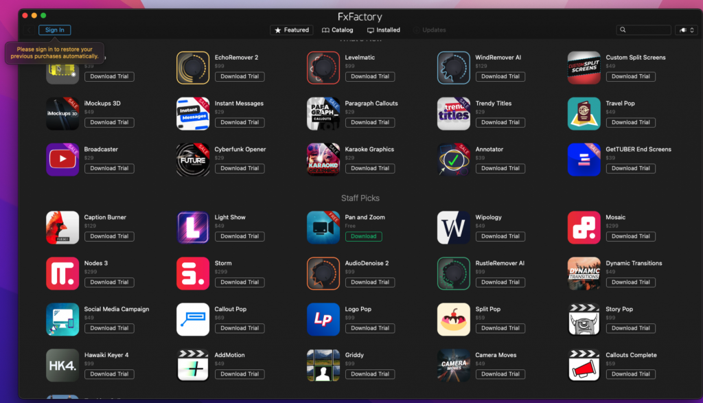 图片[1]-FxFactory 8 Pro for Mac v8.0.19（8006）直装激活版 fcpx/ae/motion视觉特效插件-Mac软件免费下载-Mac良选