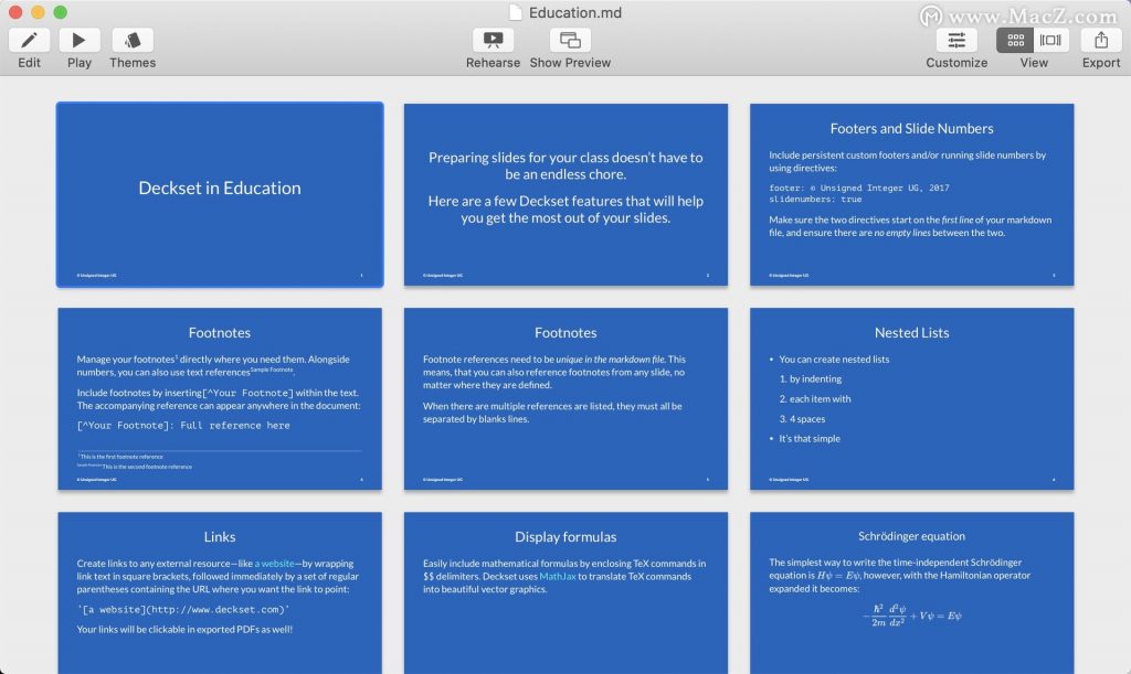 图片[2]-Deckset for Mac v2.0.28激活版「MD文档转幻灯片软件」-Mac软件免费下载-Mac良选