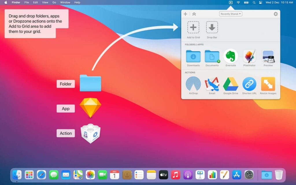 图片[2]-Dropzone 4 for mac v4.80.13破解版 文件拖拽增强工具-Mac软件免费下载-Mac良选