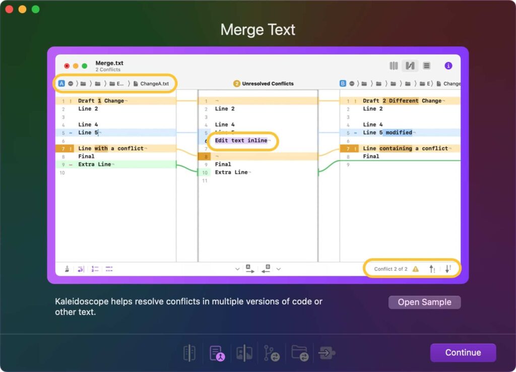 图片[4]-Kaleidoscope for Mac v4.4.1 英文激活版 图片和文本差异比较工具-Mac软件免费下载-Mac良选