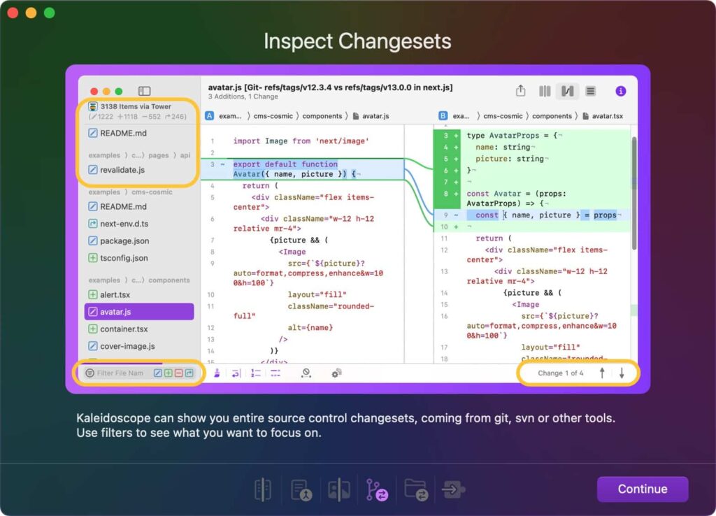 图片[3]-Kaleidoscope for Mac v4.4.1 英文激活版 图片和文本差异比较工具-Mac软件免费下载-Mac良选