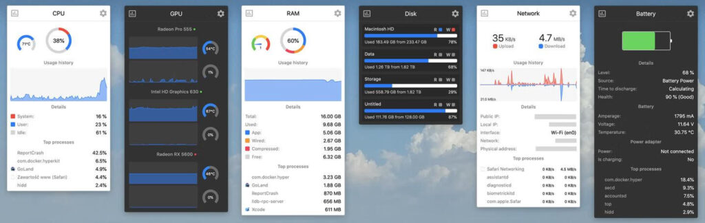 图片[1]-Stats for mac v2.9.12 官方版 菜单栏系统监视工具-Mac免费软件下载-Mac良选