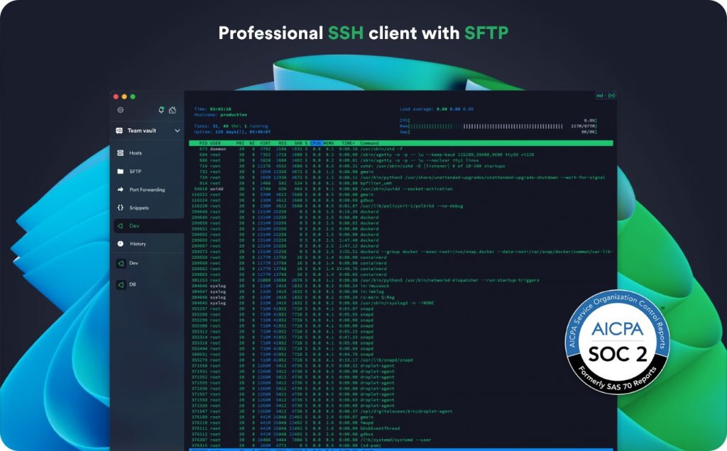 图片[1]-Termius for Mac v9.8.7 英文激活版 「好用的SSH连接客户端」-Mac软件免费下载-Mac良选
