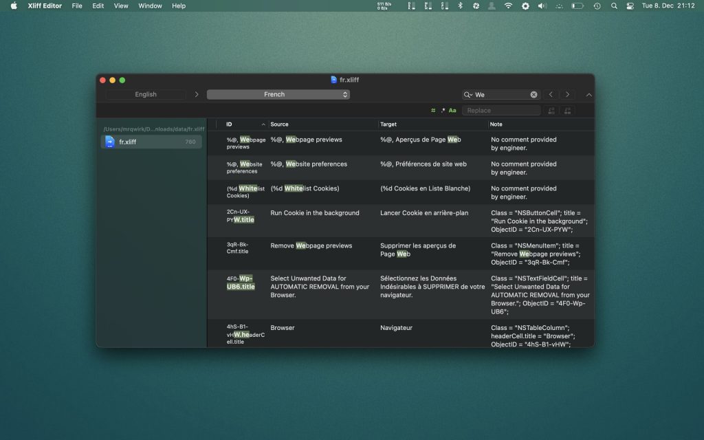 图片[1]-Xliff Editor for Mac v2.9.15激活版「Mac平台XLIFF文件编辑工具」-Mac软件免费下载-Mac良选