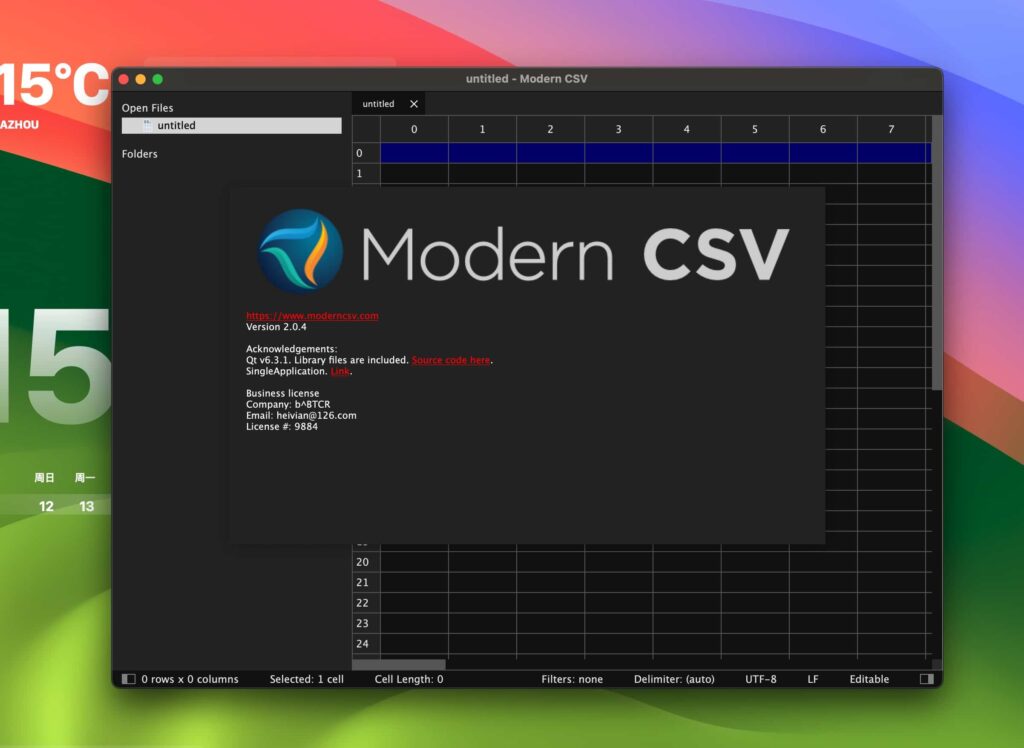 图片[1]-Modern CSV for mac v2.0.4注册版(CSV文件编辑器)-Mac软件免费下载-Mac良选