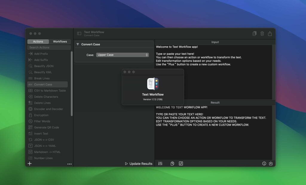 图片[1]-Text Workflow for mac v1.7.2 激活版 mac文本工作流程-Mac软件免费下载-Mac良选