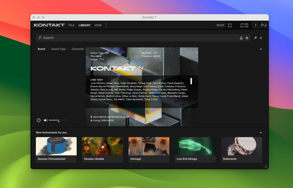 图片[1]-Native Instruments Kontakt 7 for Mac v7.8.1 专业音频采样器 激活版-Mac软件免费下载-Mac良选