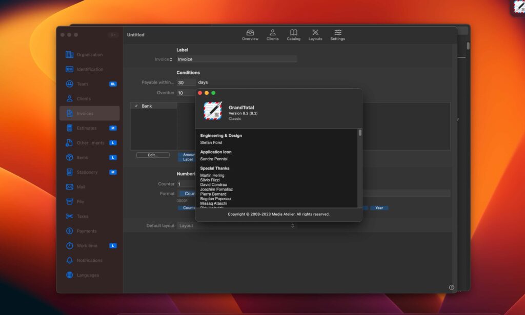 图片[1]-GrandTotal v9.0.1 自定义发票设计工具-Mac软件免费下载-Mac良选