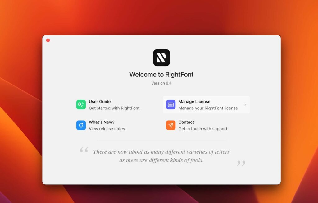 图片[1]-RightFont for Mac v8.4.0直装激活版终极字体管理工具-Mac软件免费下载-Mac良选