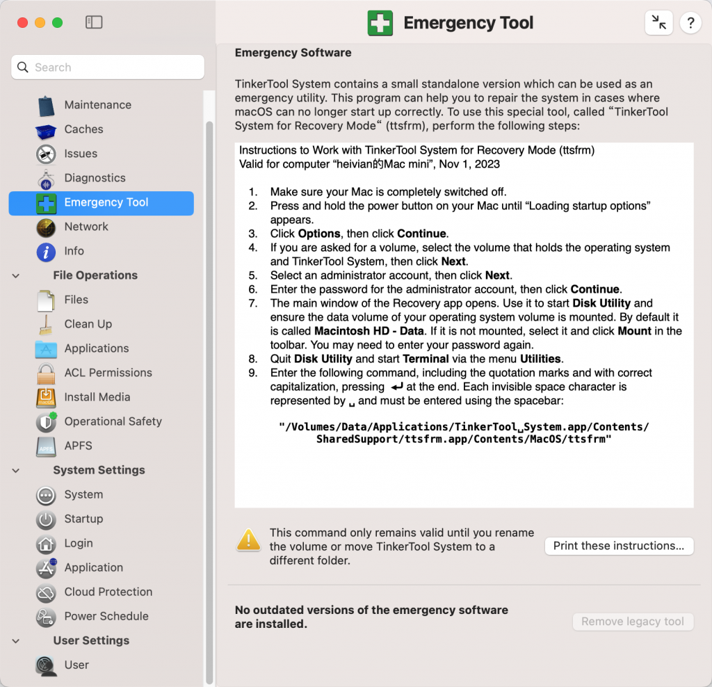 图片[2]-TinkerTool System for Mac v8.9激活版「Mac系统设置维护工具」-Mac软件免费下载-Mac良选