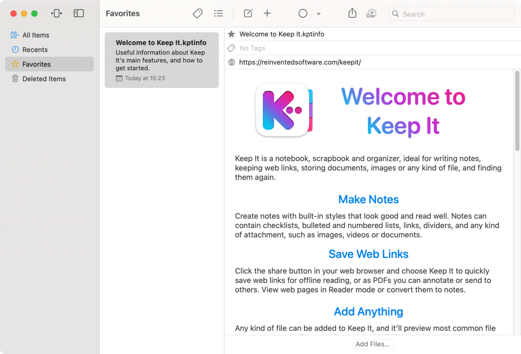 图片[1]-Keep It v2.4.4 mac破解版 Mac笔记软件-Mac软件免费下载-Mac良选