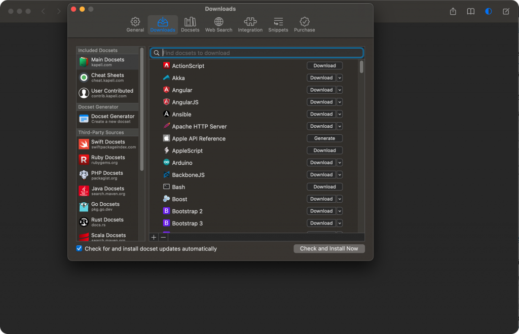 图片[2]-Dash for Mac v8.0.0 激活版 「好用的API文档工具」-Mac软件免费下载-Mac良选