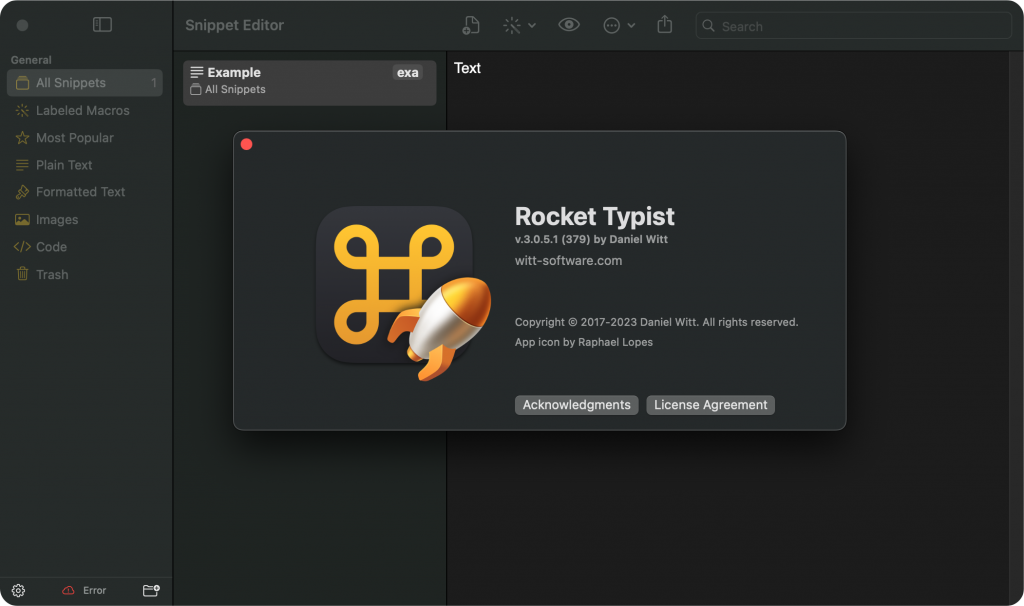 图片[1]-Rocket Typist Pro for mac v3.2.0 激活版 文本快速输入工具-Mac软件免费下载-Mac良选