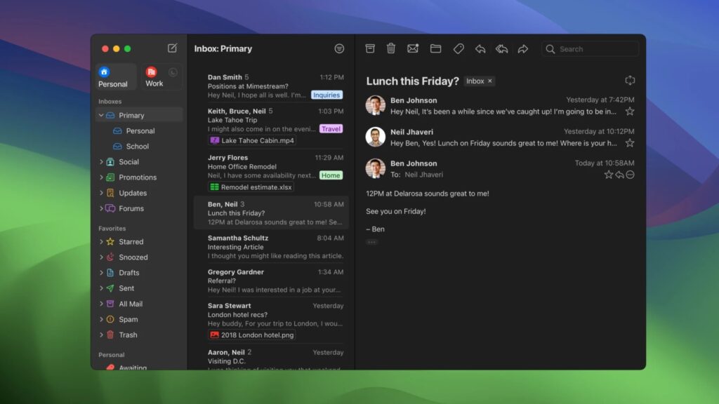 图片[2]-Mimestream for mac v1.2.2 Gmail邮件客户端-Mac软件免费下载-Mac良选
