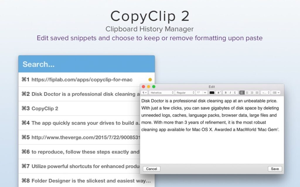 图片[3]-CopyClip v2.9.99.2破解版 好用的剪贴历史管理工具-Mac软件免费下载-Mac良选