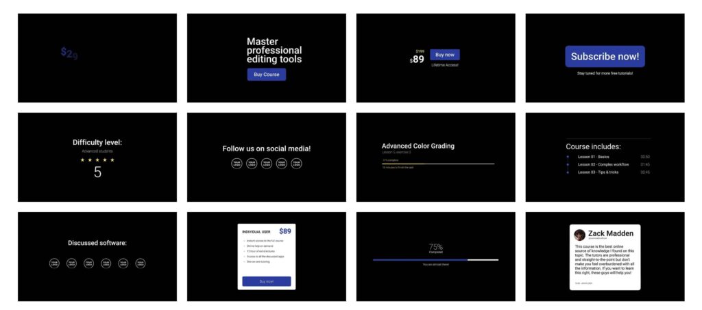 图片[1]-Fcpx插件-MotionVFX mTutorial 107个标题和转场-Mac软件免费下载-Mac良选