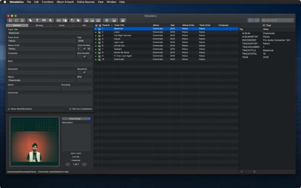 图片[4]-Metadatics for mac v1.6.12直装版 音频编辑器-Mac软件免费下载-Mac良选