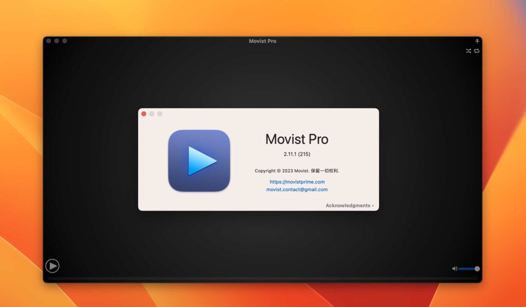 图片[1]-Movist Pro for mac v2.11.1(215)直装版 mac高清视频播放器-Mac软件免费下载-Mac良选
