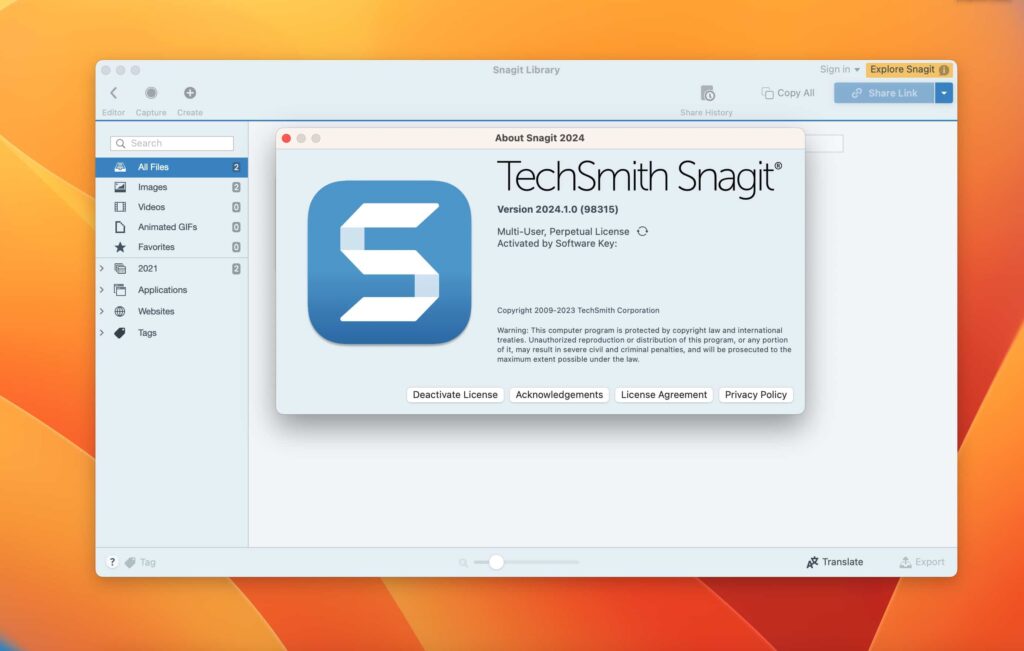 图片[1]-TechSmith Snagit v2024.1.0 破解版 强大的截屏软件-Mac软件免费下载-Mac良选