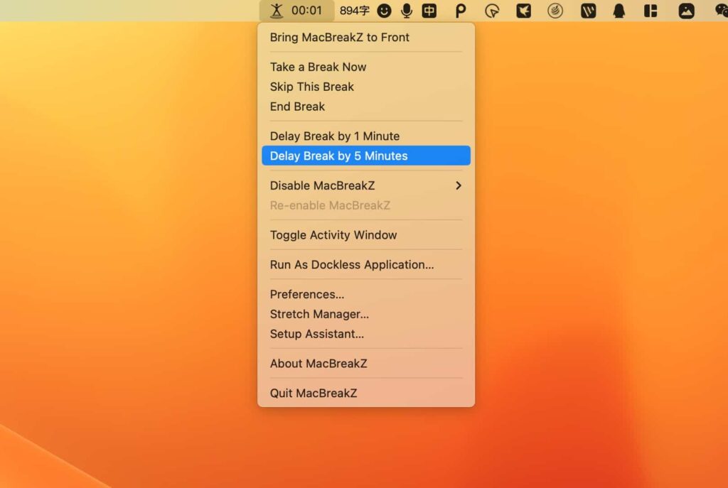 图片[2]-MacBreakZ 5 for mac v5.46免激活版 工作时间管理 健康管理-Mac软件免费下载-Mac良选