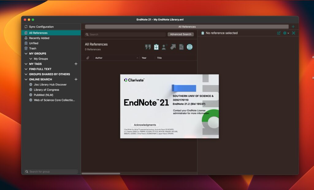 图片[1]-EndNote 21 for Mac v21.2激活版 文献管理软件-Mac软件免费下载-Mac良选