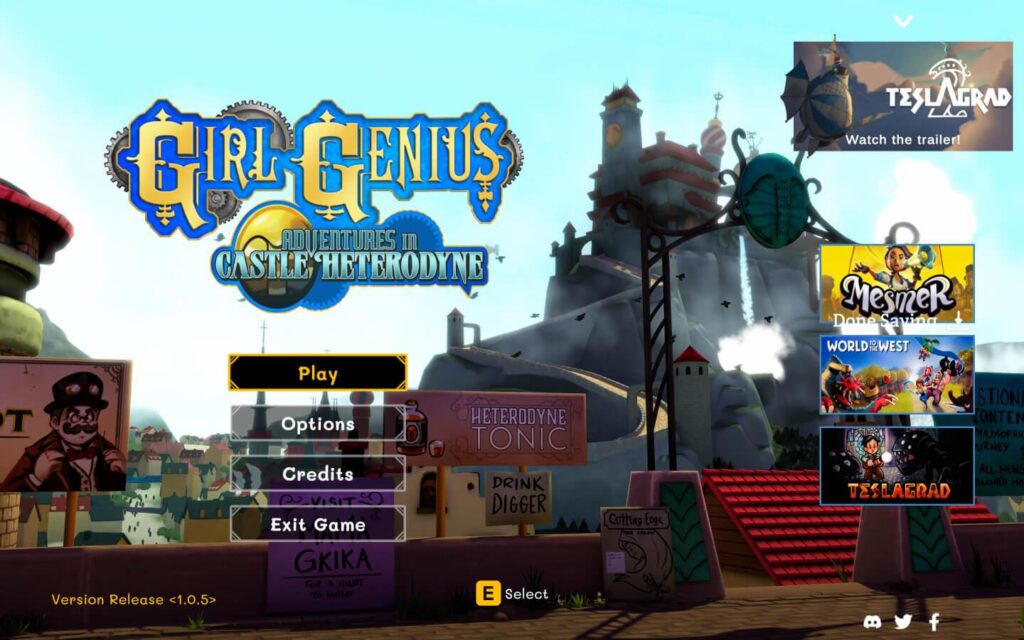 图片[1]-天才少女：机械城堡历险记 Girl Genius: Adventures In Castle Heterodyne for Mac v1.0.5 英文原生版-Mac软件免费下载-Mac良选