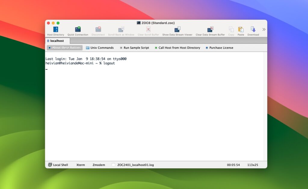 图片[1]-ZOC8 for Mac v8.07.4激活版 最好用的终端仿真器-Mac软件免费下载-Mac良选