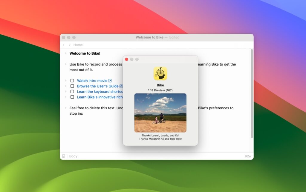 图片[1]-Bike for Mac v1.18 小巧高效的写作软件 激活版-Mac软件免费下载-Mac良选
