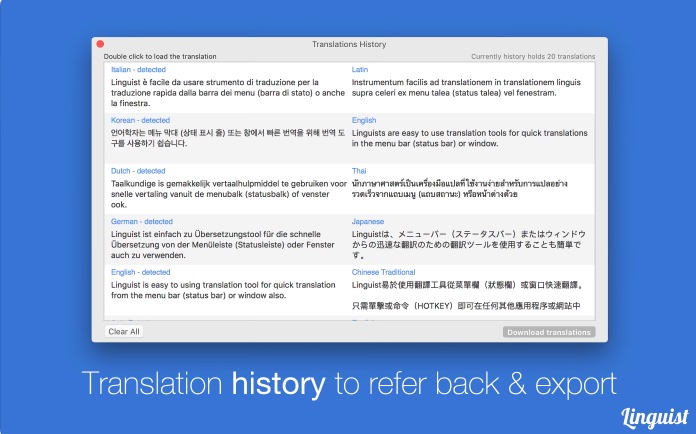 图片[4]-语言学家：立即翻译Linguist  for mac v3.3 mac破解版语言翻译工具 支持110+语言-Mac软件免费下载-Mac良选