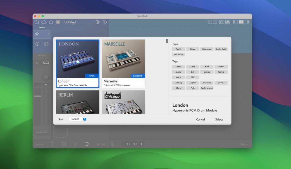 图片[1]-KORG Gadget 3 for Mac v3.1.1激活版 音乐制作软件 含音乐插件-Mac软件免费下载-Mac良选