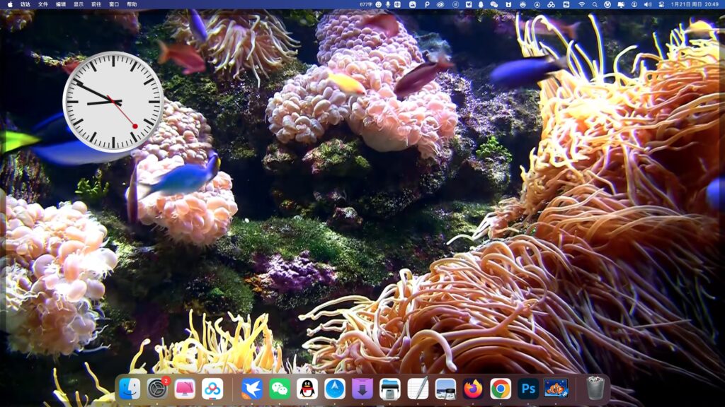 图片[1]-Desktop Aquarium Wallpaper‪s 2.2.0 – 精美的水族馆动态桌面-Mac软件免费下载-Mac良选
