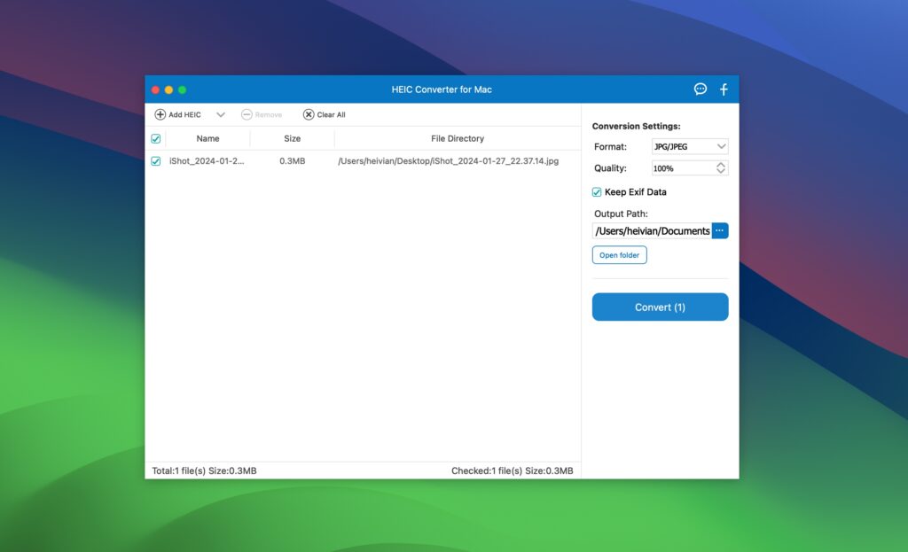 图片[2]-Aiseesoft HEIC Converter for mac v1.0.36中文激活版 HEIC图片格式转换-Mac软件免费下载-Mac良选