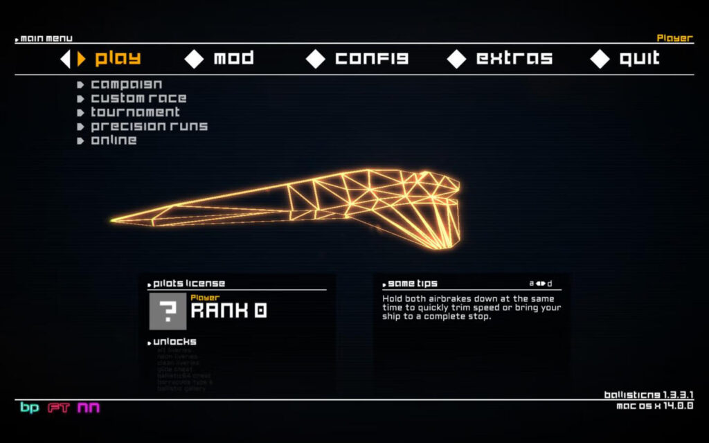 图片[1]-弹道NG BallisticNG for Mac v1.4.0.0 英文原生版-Mac软件免费下载-Mac良选