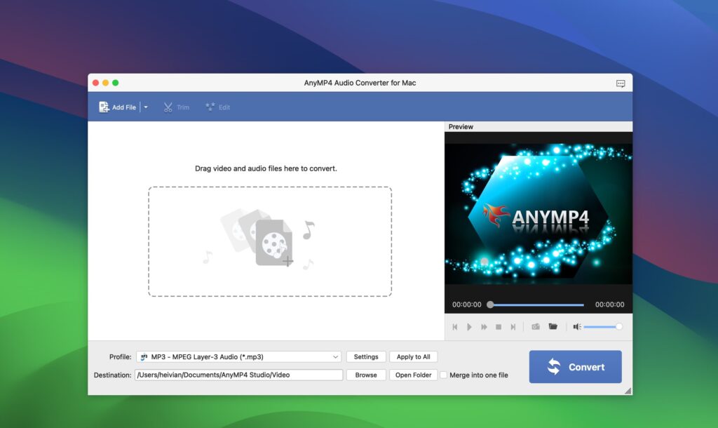 图片[1]-AnyMP4 Audio Converter For Mac V8.2.20破解版 强大的格式转换工具-Mac软件免费下载-Mac良选