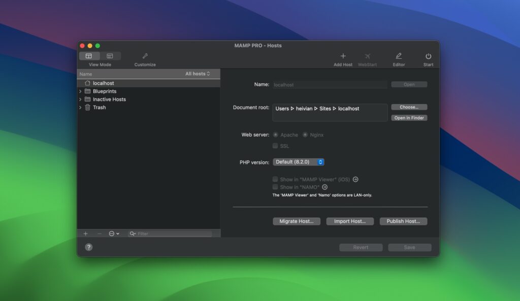 图片[1]-MAMP PRO Mac破解版  v6.9(Build 34161) Web本地开发环境集成 -Mac软件免费下载-Mac良选