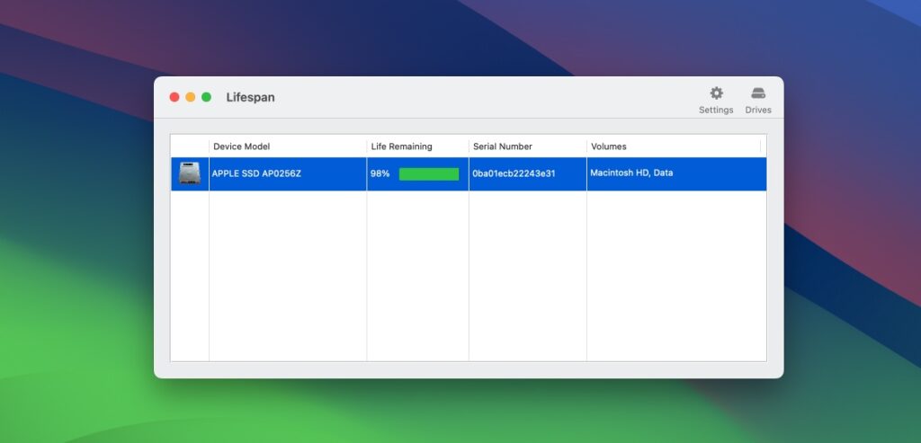 图片[2]-Micromat Lifespan for mac v2.0.4激活版 系统内存测试 硬盘寿命监控-Mac软件免费下载-Mac良选