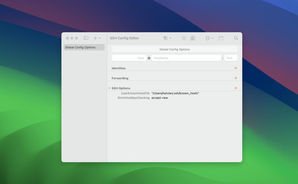 图片[1]-SSH Config Editor Pro for Mac v2.6.4激活版 SSH配置文件管理器-Mac软件免费下载-Mac良选