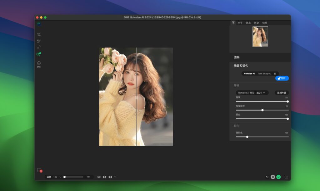 图片[1]-ON1 NoNoise AI v2024.2(18.2.0.15224)Mac破解版 AI图片降噪工具 -Mac软件免费下载-Mac良选
