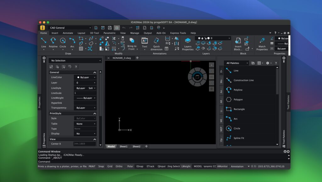 图片[1]-iCADMac 2024.2.1 破解版 2D绘图 3D建模工具-Mac软件免费下载-Mac良选