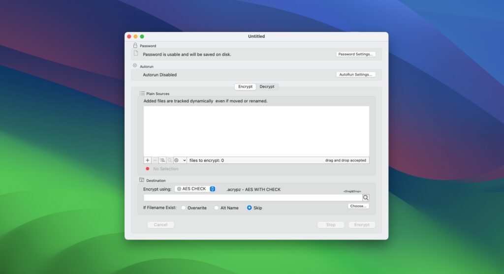 图片[1]-AutoCrypt for Mac v2.5.2激活版 文档加密与解密软件-Mac软件免费下载-Mac良选