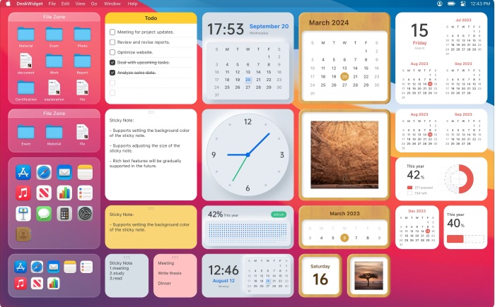 图片[2]-DeskWidget 1.5.2 破解版 – 定制你的桌面-Mac软件免费下载-Mac良选