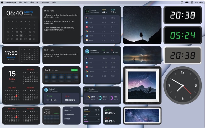 图片[3]-DeskWidget 1.5.2 破解版 – 定制你的桌面-Mac软件免费下载-Mac良选