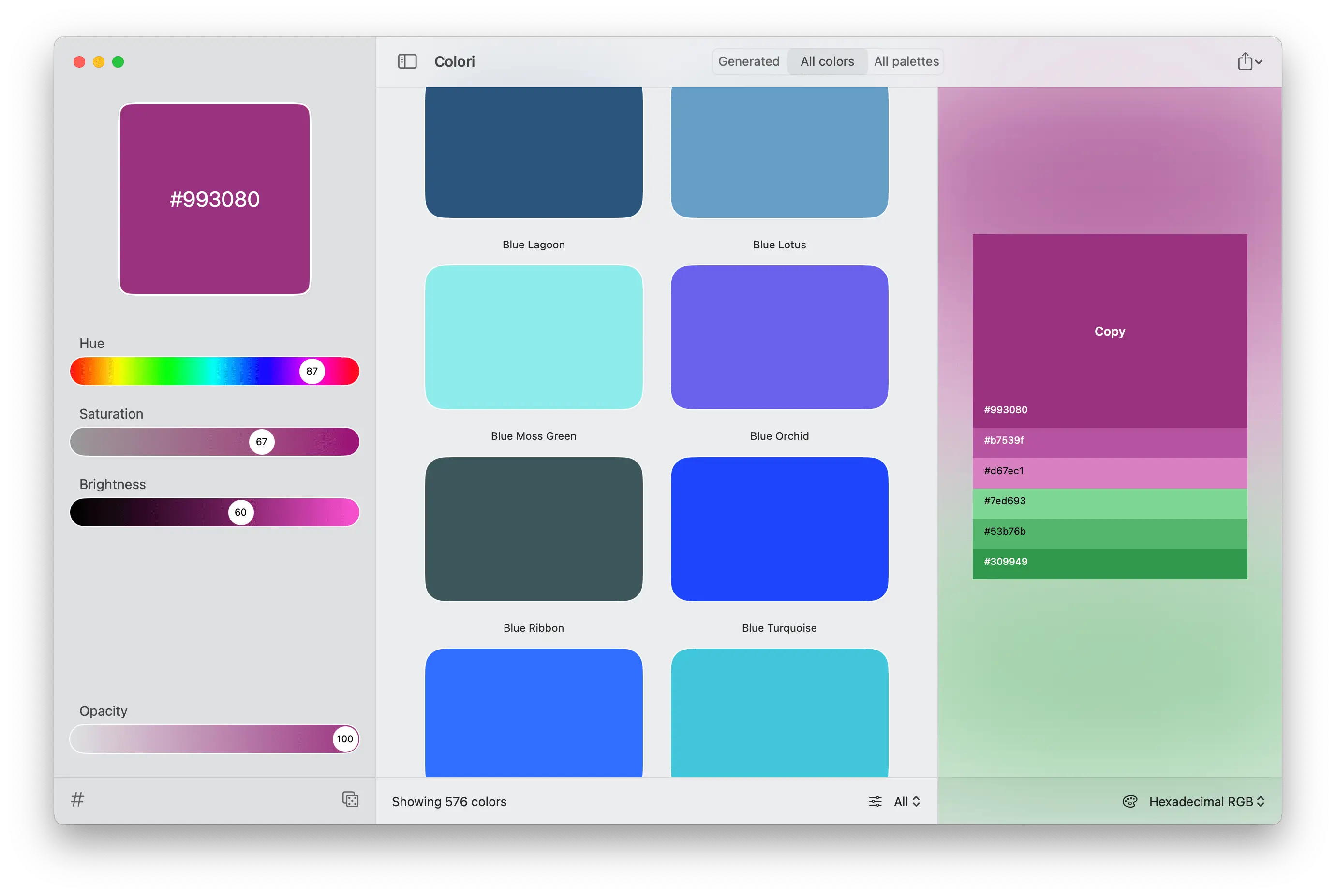 图片[3]-Colori for Macv 1.6 激活版 颜色设计 调色板-Mac软件免费下载-Mac良选