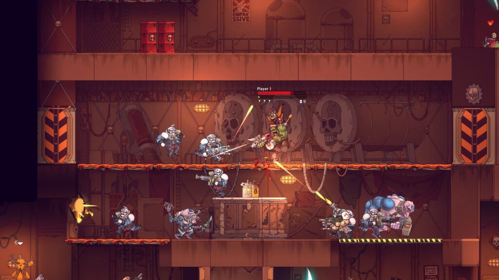 图片[4]-战锤40K：枪声、鲜血和铁拳 Warhammer 40,000: Shootas, Blood & Teef for Mac v1.0.23 中文原生版 经典2D横向卷轴动作冒险游戏-Mac软件免费下载-Mac良选