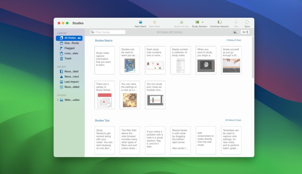 图片[1]-Studies for mac v1.8.8  帮助你实现学习目标与训练记忆的神器-Mac软件免费下载-Mac良选