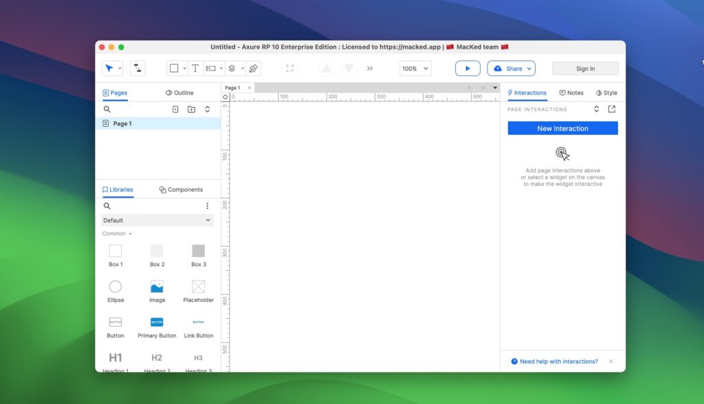 图片[2]-Axure RP 10 for Mac  v10.0.0.3917中文版 交互式原型设计-Mac软件免费下载-Mac良选