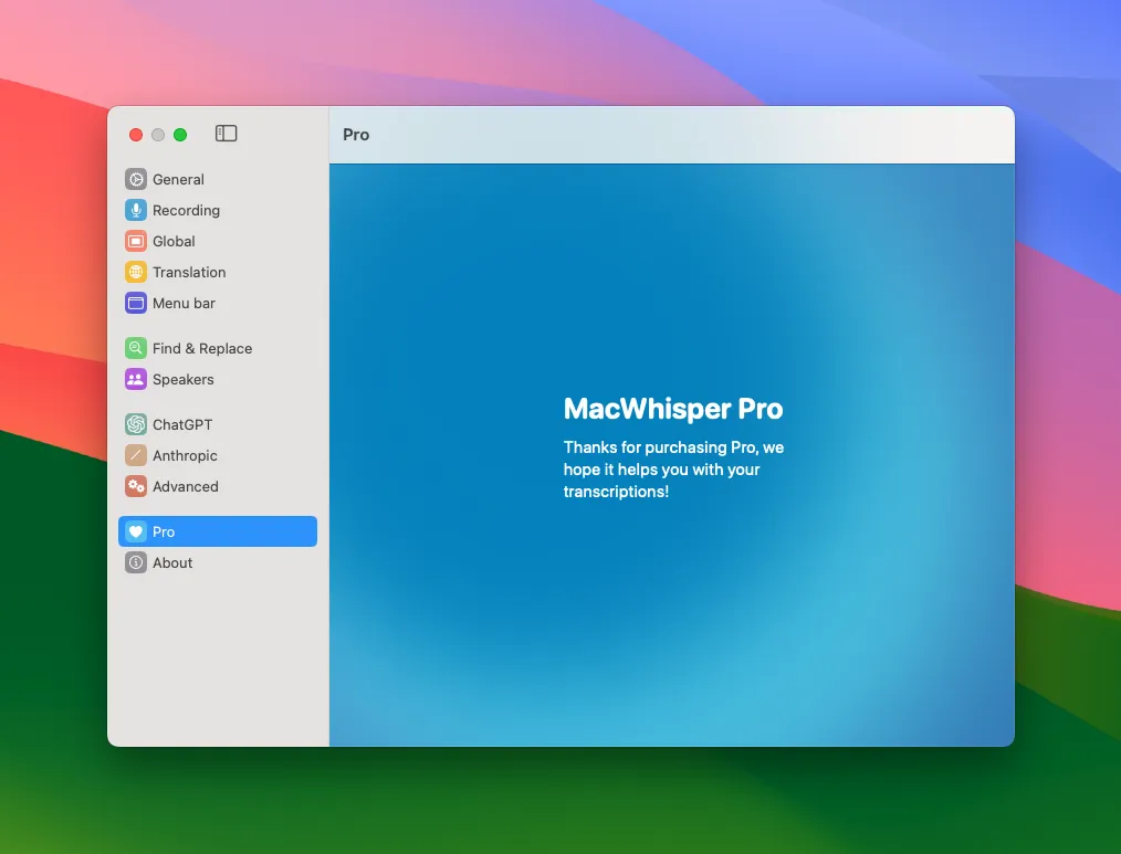 图片[1]-MacWhisper v11.10.1  破解版   AI语音转文字音频转录-Mac软件免费下载-Mac良选