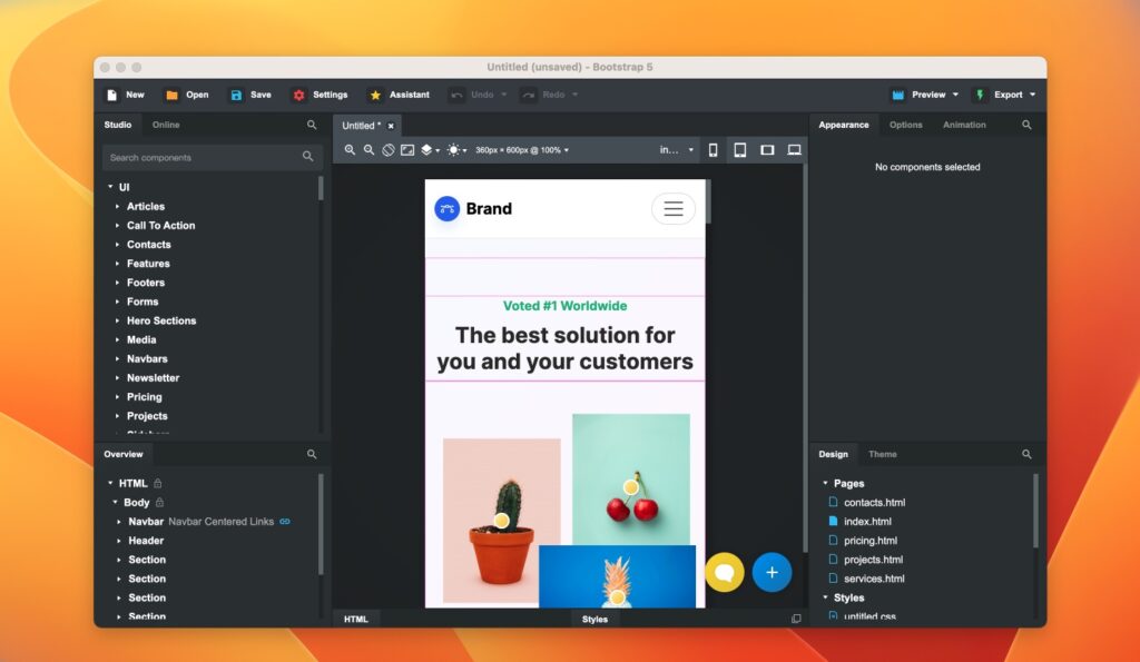 图片[1]-Bootstrap Studio Mac v6.7.3破解版 响应式网页制作软件-Mac软件免费下载-Mac良选