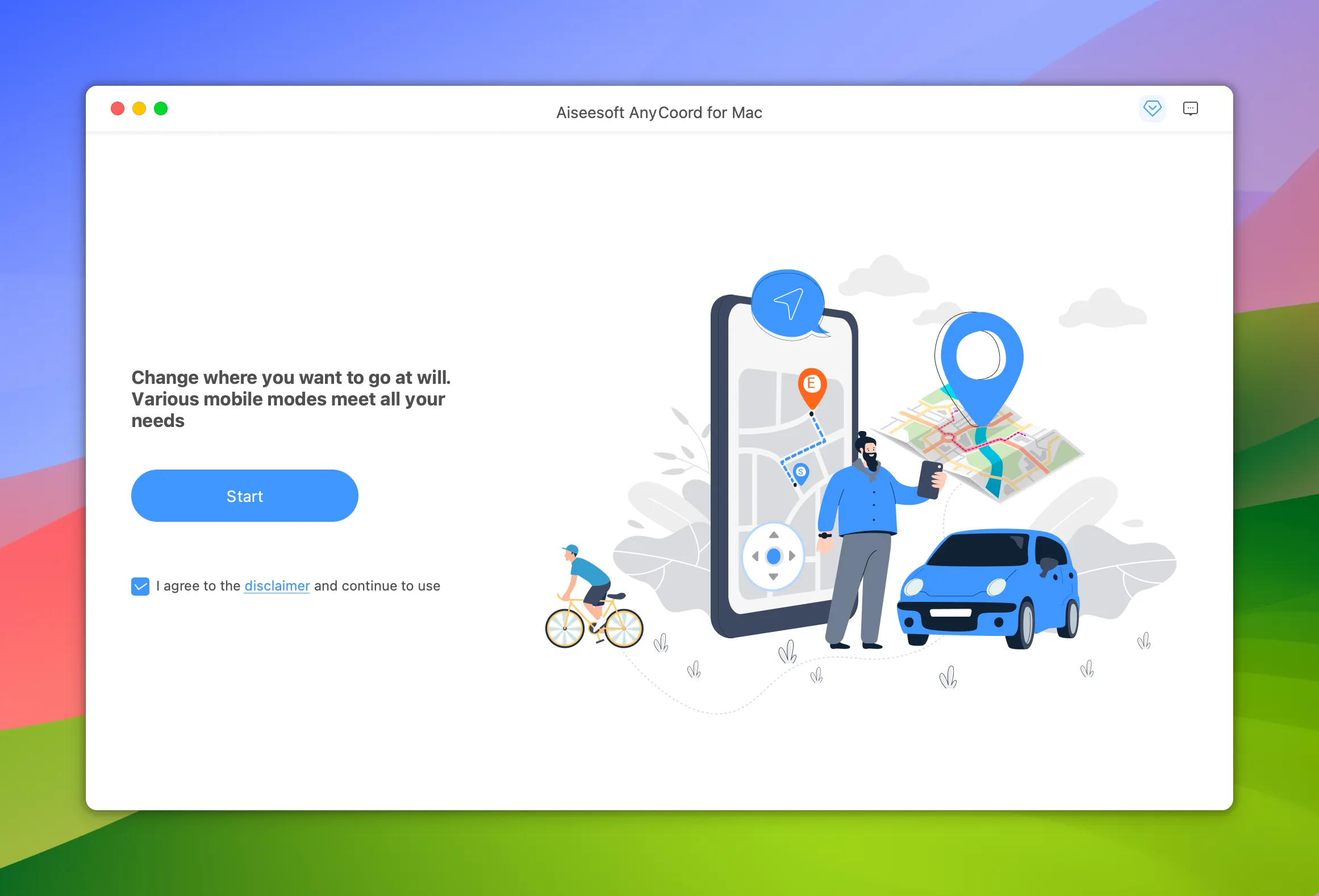 图片[1]-Aiseesoft AnyCoord v1.0.50 中文版「GPS位置更改软件」-Mac软件免费下载-Mac良选