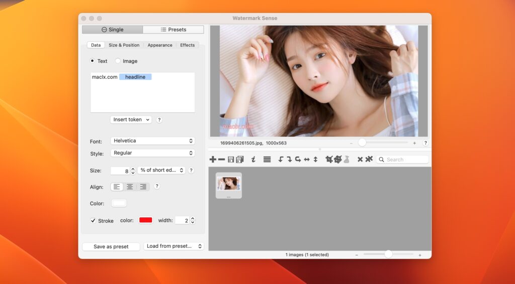 图片[2]-Watermark Sense for Mac v1.4.3激活版 批量图像水印添加工具-Mac软件免费下载-Mac良选